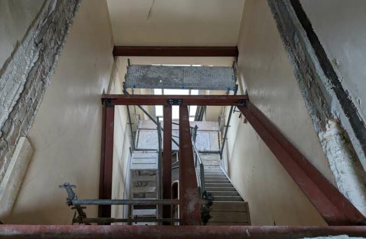 Stahltreppe